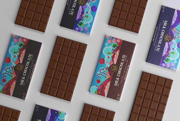 Chocolate packaging design box design