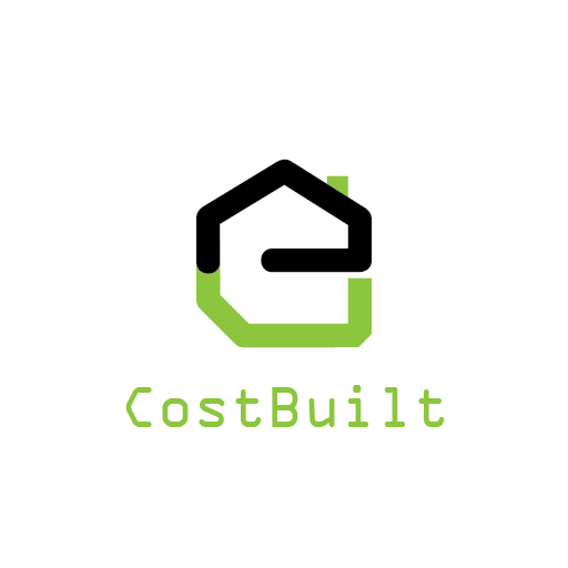 construction Cost Efficient home house Logo Design