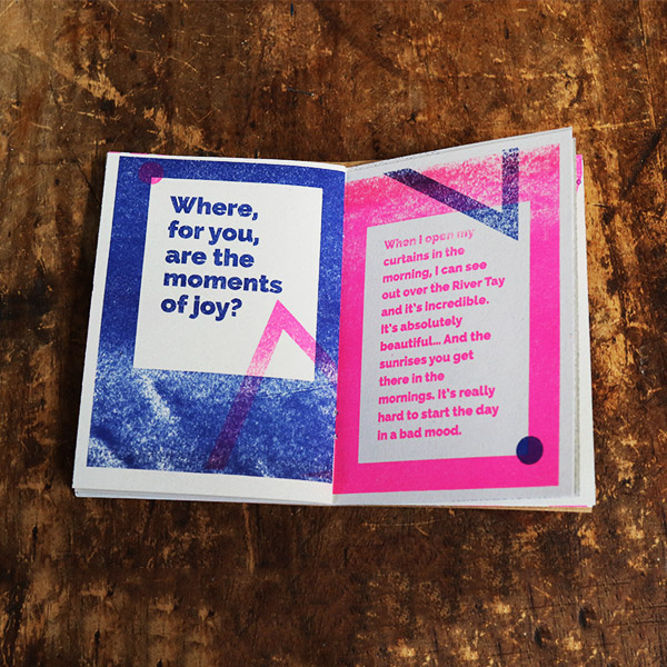 risograph Printing Badges prints shapes geometric podcast Quotes design graphics