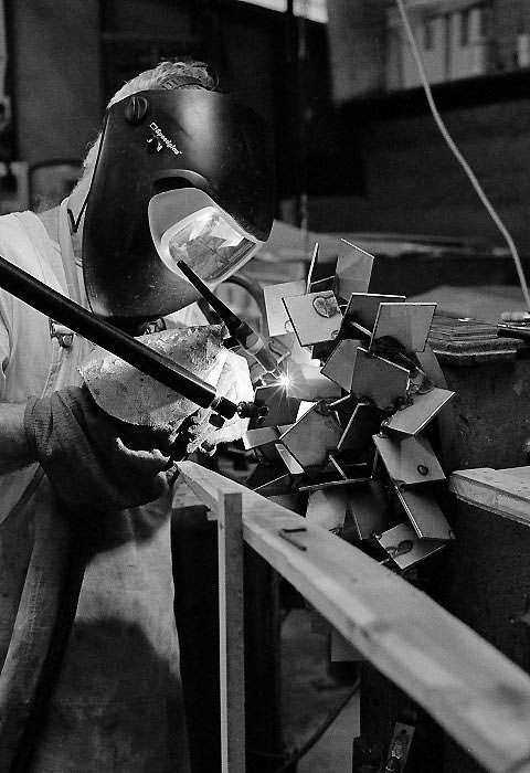 metal sculpture stainless steel sculpture australian artist Peter Kovacsy metal sculptor Australian sculpture design studio australia Australian sculpture studio Corten steel