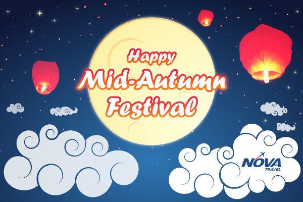 Travel Mid-Autumn Festival air travel social media email-blast banner