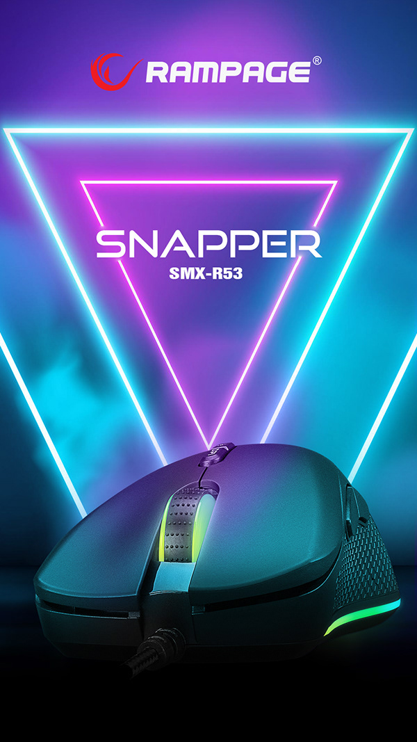 Rampage Snapper Gaming Mouse