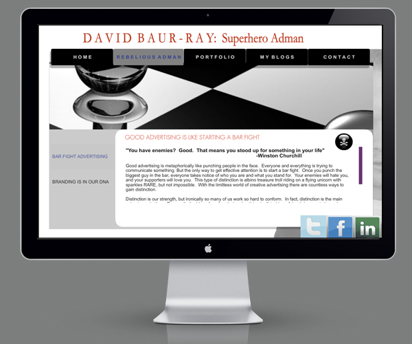 e-resume Website David Baur-Ray Resume