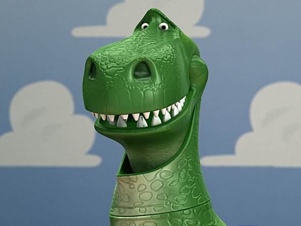 REX toy story pixar Maya 3D modelling Character