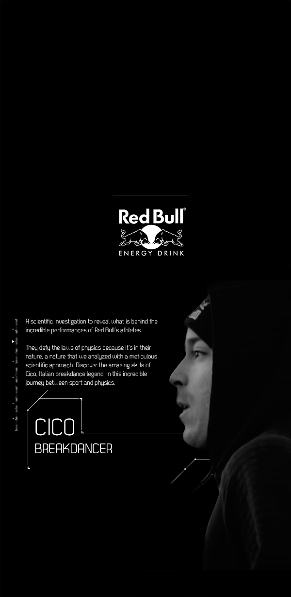 RedBull science graphic motion infographic sport breakdance cico branded content social media