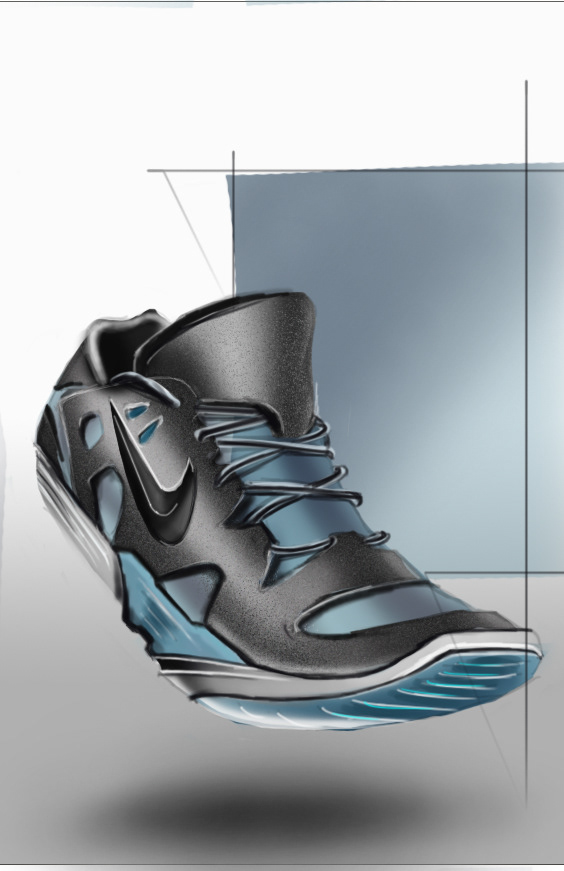 wacom renders digital rendering product sketches Photoshop Rendering