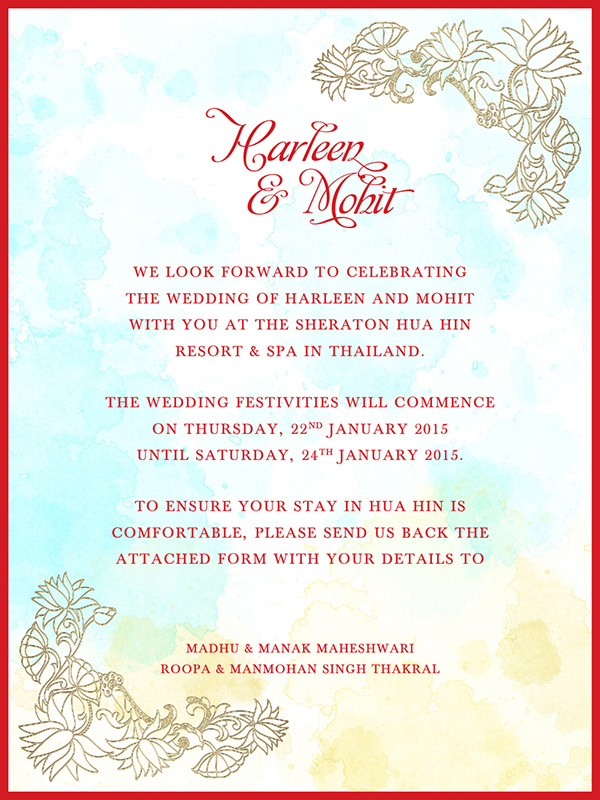 Indian Wedding Invite Design On Behance