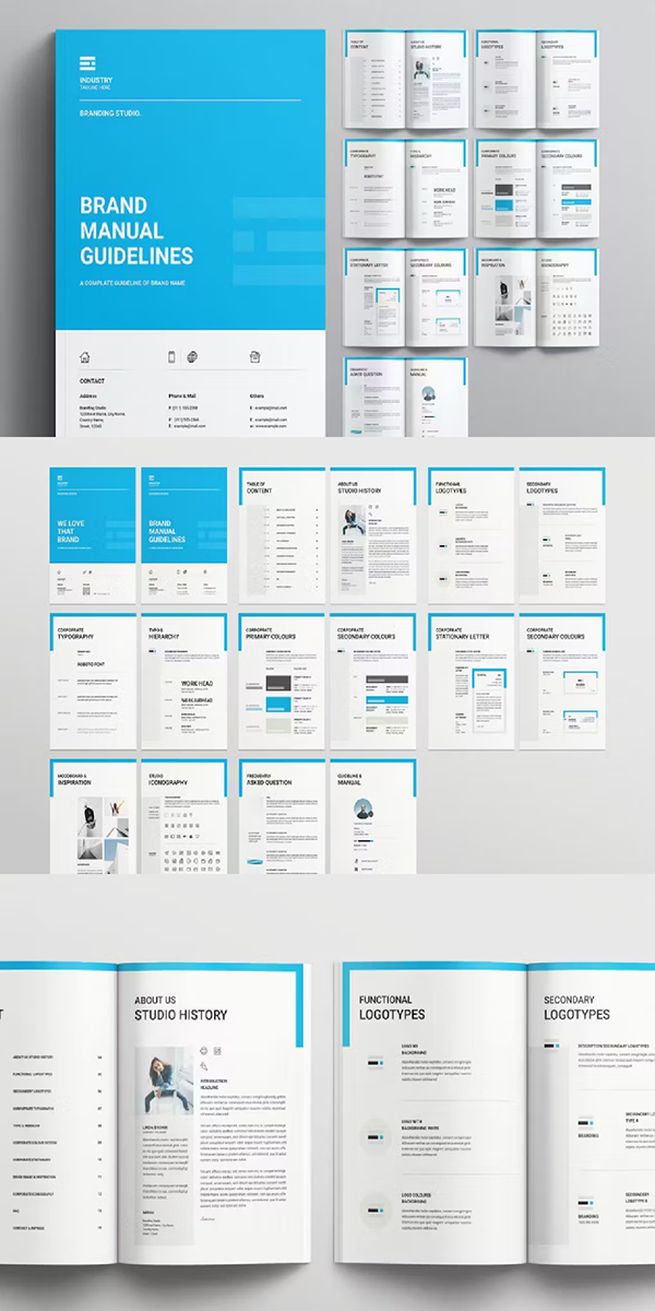 Brand Manual Guidelines Template