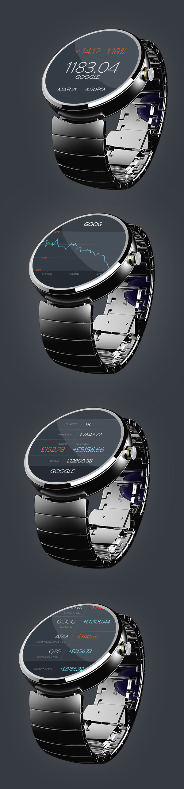 watch app design app design Moto 360 smart watch app i-watch andriod wear