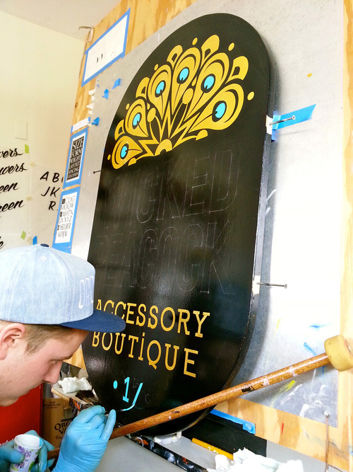 bestdrssedsigns PVS bds boston signpainting Handlettering internship