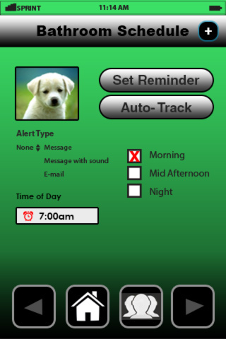 Smartphone app dog Pet
