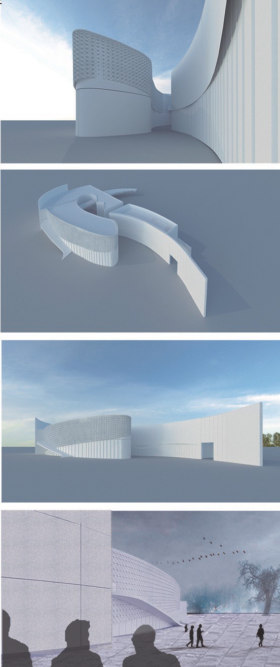 architecture design poster Project 3Dshots postproduction architectural commercial Entertainment complex