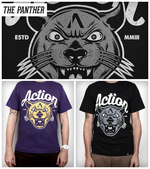 shirt design Street wear panther eagle type lettering everest action Clothing grunge marine compass punk