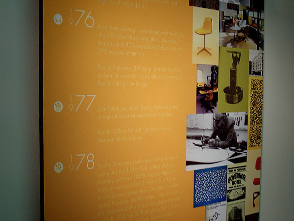 Pacific Office Furnishings Portland timeline Exhibition  print furniture history Herman Miller EAMES Ray Eames Charles Eames ray and charles eames Zack Travis Zach Travis Zack Travis Design