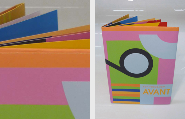 johnny murphy color colour avant garde Typeface book Booklet Promotion