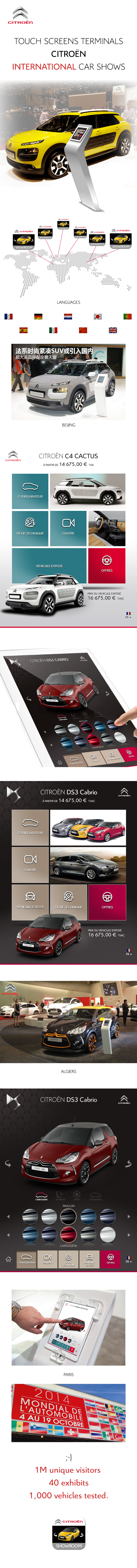 Automotive Interactive design ux/ui International Automotive Shows iPad touch screen Interactive Branding