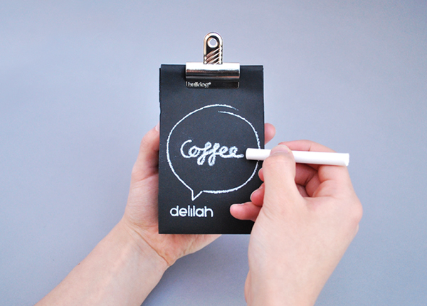 delilah deli delicatessen tea Coffee Chalkboard colour eco