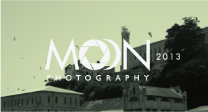moon photo photographic logo card Web concept
