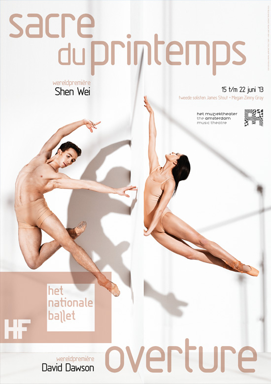 posters  ballet  typography  Photography  identity  me studio  amsterdam