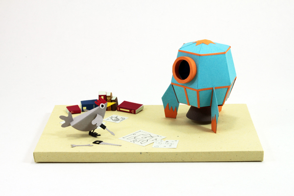 paper papermodel papertoy Diorama papercraft