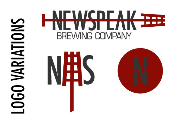 newspeak beer brewing craft beer Craft Brewing craft alcohol heroic realism Illustrative Orwell