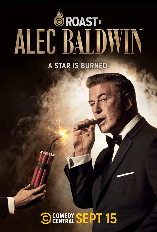 roast Alec Baldwin comedy central key art