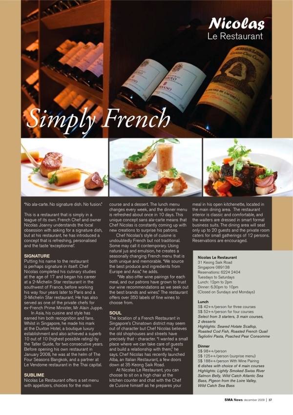 advertorials food & beverage Hospitality feature magazine