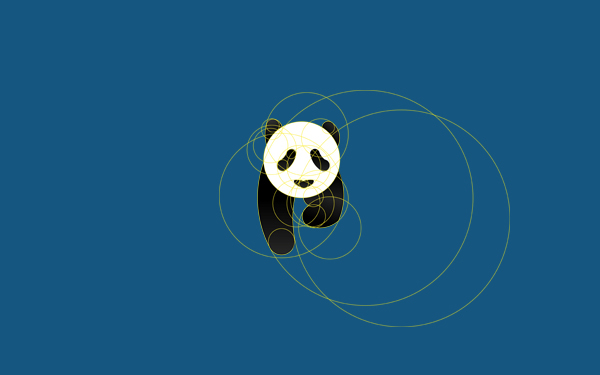 animal logo identity deer Panda  butterfly toucan geometric brand design Nature colors minimal gradient