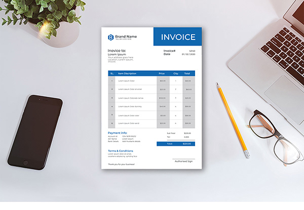 Invoice Template Design