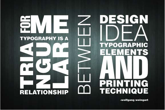 Typographic Design illustration design