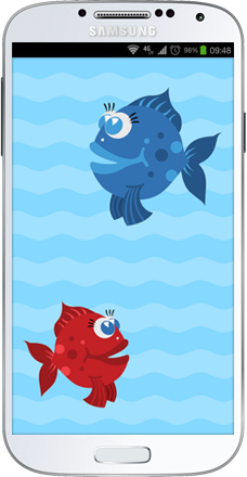 fish red blue android lyubina Character Icon sea summer overflow