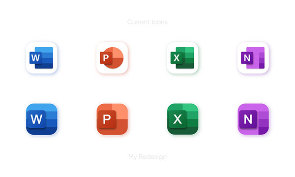 Microsoft Office 365 - Icons Redesign
