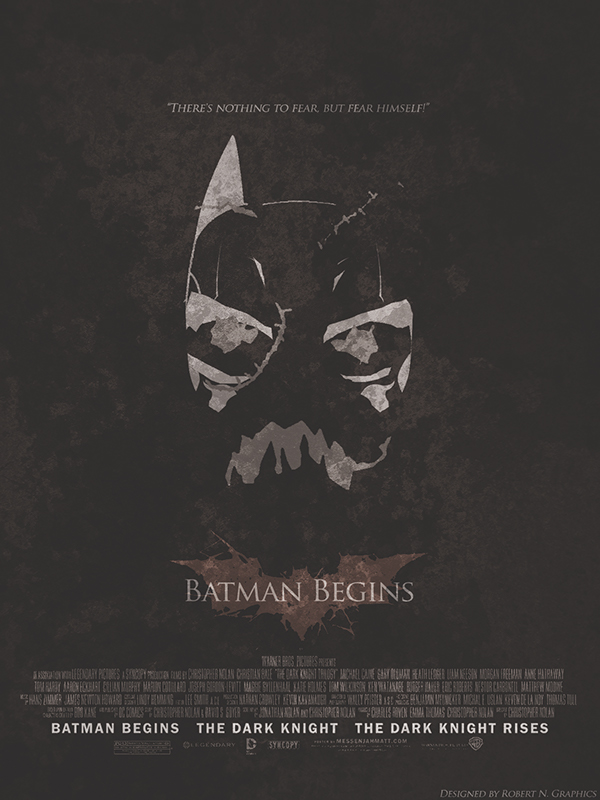  The Dark  Knight Trilogy Minimalist Poster  Designs  on Behance