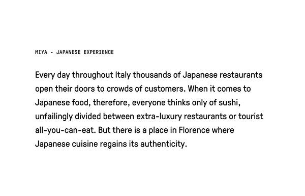 Miya - Japanese Experience