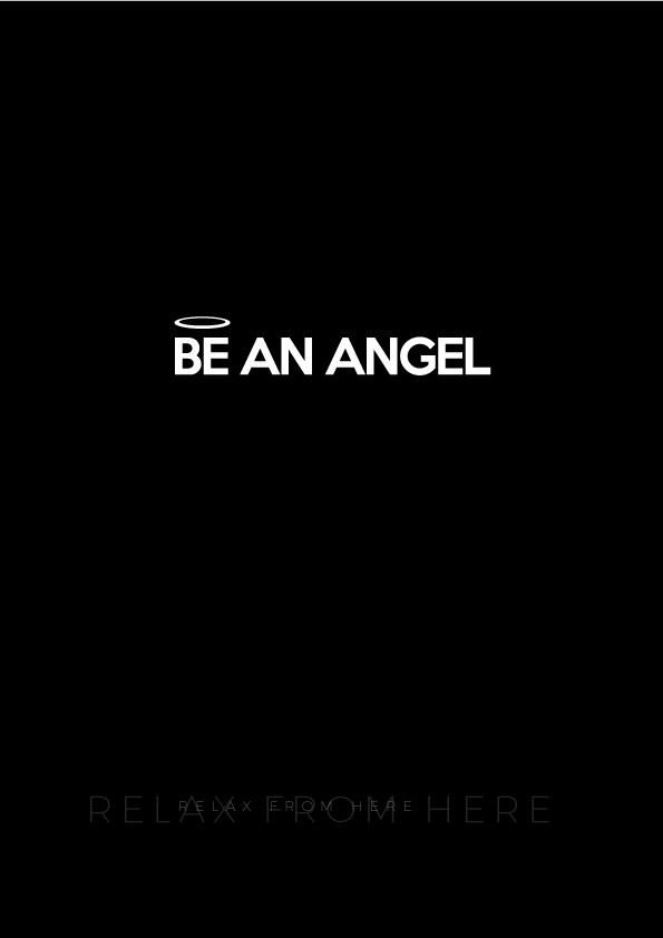 Be an Angel angel be vector
