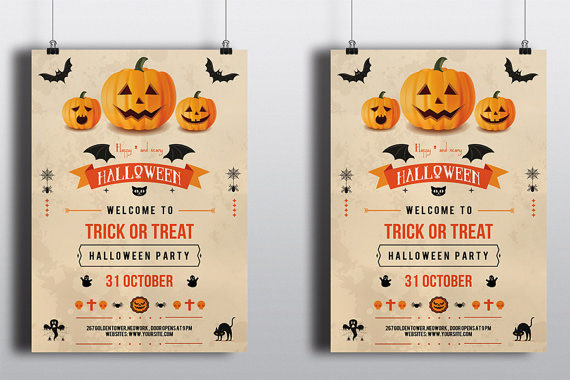 Halloween party flyer halloween flyer Halloween halloween bash Invitation night party party poster print