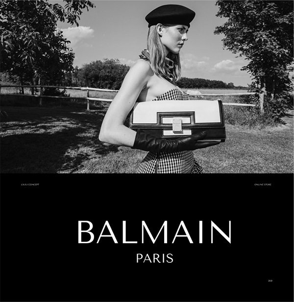 BALMAIN — E-Commerce Redesign Concept