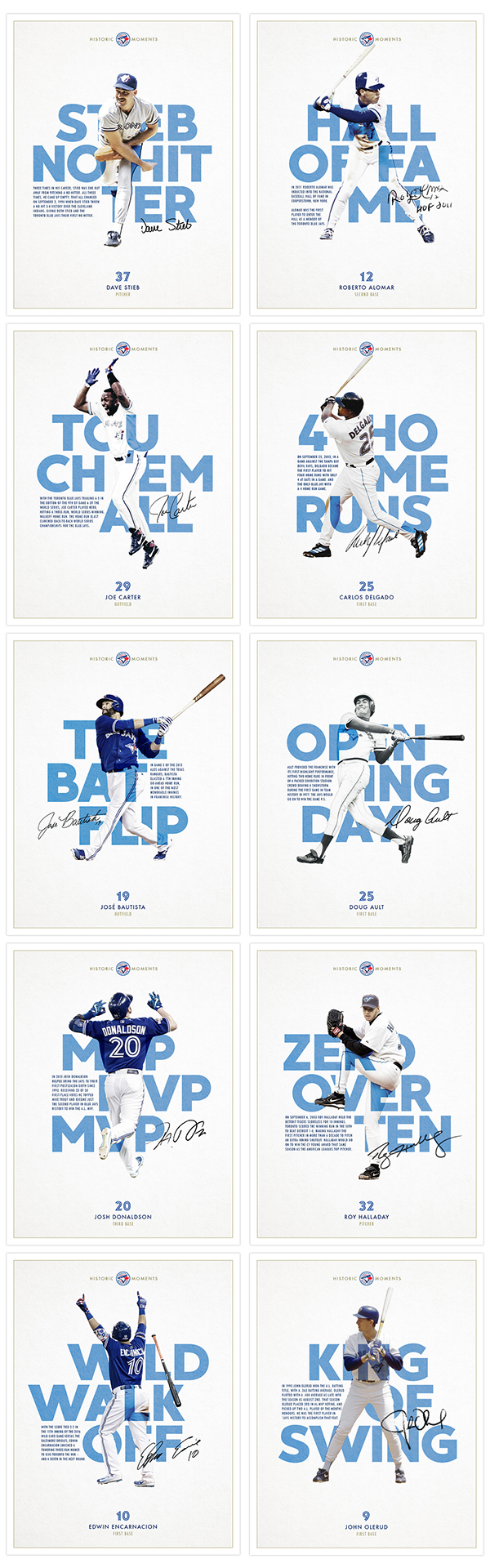 Historic Blue Jays Moments - Poster Series