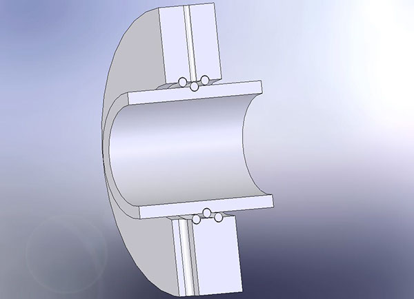 centrifuge centrifugal bearing seal placement centriquip concrete