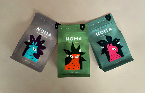 Noma coffee. Packaging concept