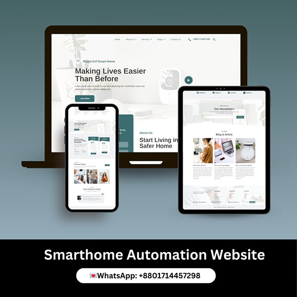 Smarthome Automation Website Design
