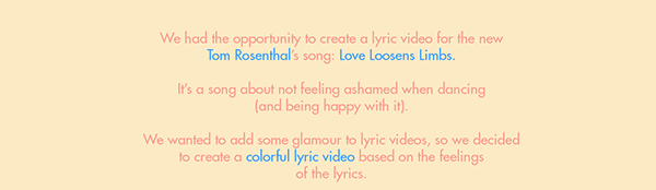 Love Loosens Limbs - Tom Rosenthal (Lyric Video)