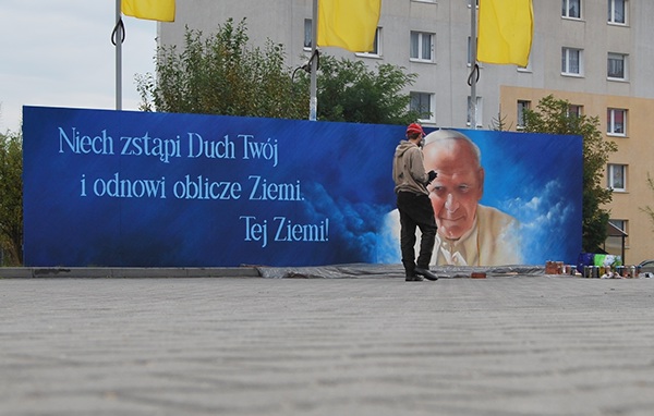 John Paul II – Spray Paint