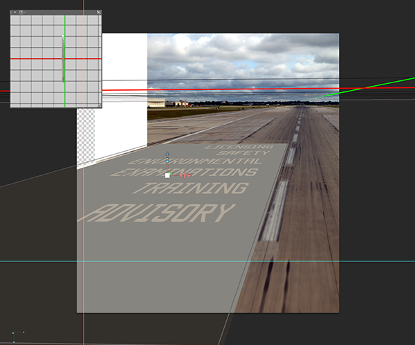 inspire retouch runway airport landing plane jumbo jet manipulation scene extension Composite