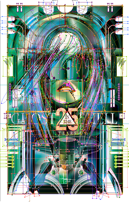 adobeillustrator vector anime masamuneshirow GitS ghostintheshell techno noir android guns manga kusanagi mexifunk orlandoarocena