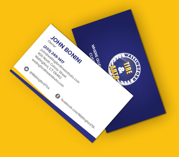 stationary business card print brand identity