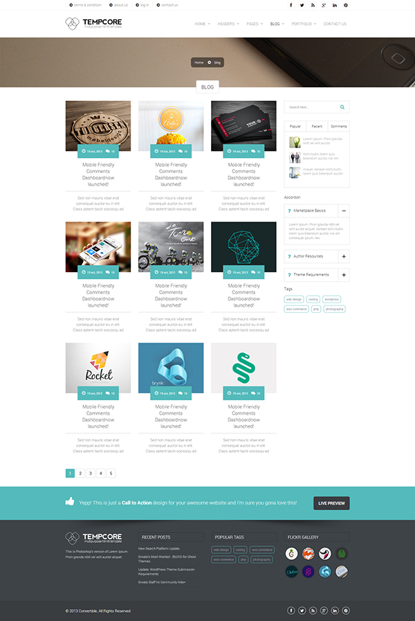 Website Webdesign bootstrap business clean corporate minimal mobile portfolio Responsive retina