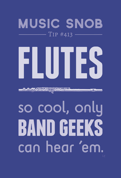 snobbery Hipster indie bands band advice tips sarcasm lifestyle flute flutes marching band band geeks geeks nerds