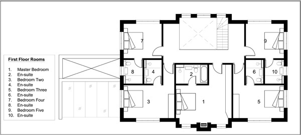 domestic house architect family home CGI visualisation Interior