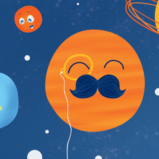 solar system cute kids children's illustration vero parra